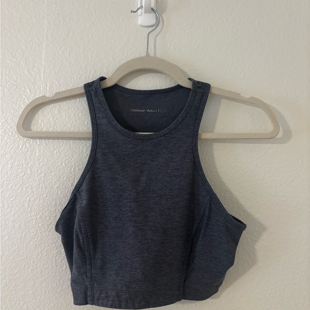 Outdoor Voices Women's Blue Crop Top